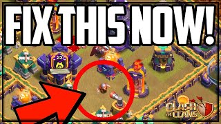 The 4 BIGGEST Clash of Clans Base Design MISTAKES!