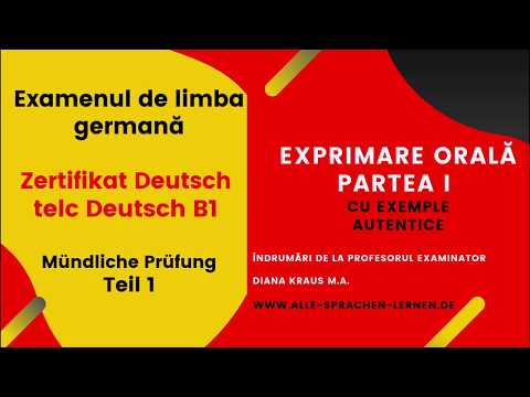 Video: Cum Să Susțineți Un Examen în Limba Germană