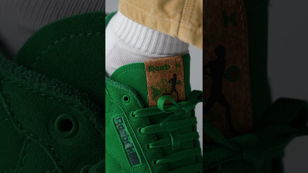 Reebok Club C 85 Grounds Glen Green / Vector Red / Reebok Rubber Gum