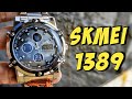 SKMEI 1389 3 TIME DUAL MOVEMENT STAINLESS STEEL REVIEW SETUP