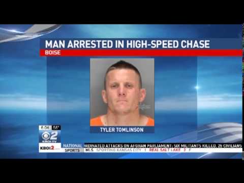 High Speed Chase on I-84 in Boise Ends In Arrest - YouTube