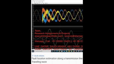 Fault location estimation along a transmission line Impedance based and Traveling wave