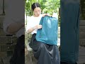【撥水ナイロン】RiVER - BACKPACK バックパック シワ加工 【UNISEX】（ブルーグリーン） #バッグ #日本製バッグ #撥水バッグ #大人カジュアル  #backpack #bag
