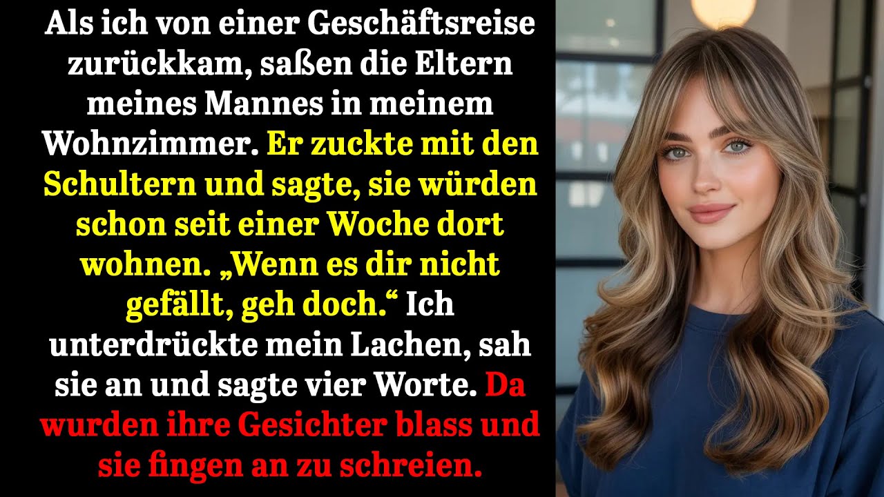 Nach Geschäftsreise im eigenen Haus verdrängt – vier Worte ließen alle bleich zurück