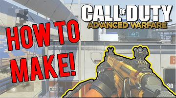 Call of Duty AW: How to MAKE the HBRa3 Insanity! (AW How To Make Elite Weapons)