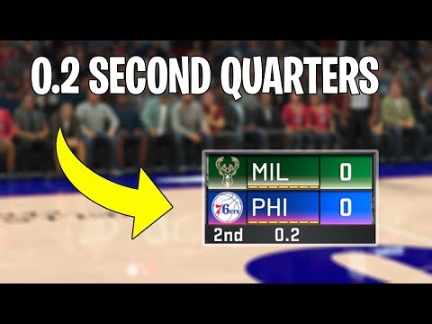 I Made Games 1 Second Long In NBA 2K20…