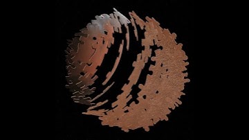 Earth to Mars Puzzle Transition Animation Loop: Blender 3.0