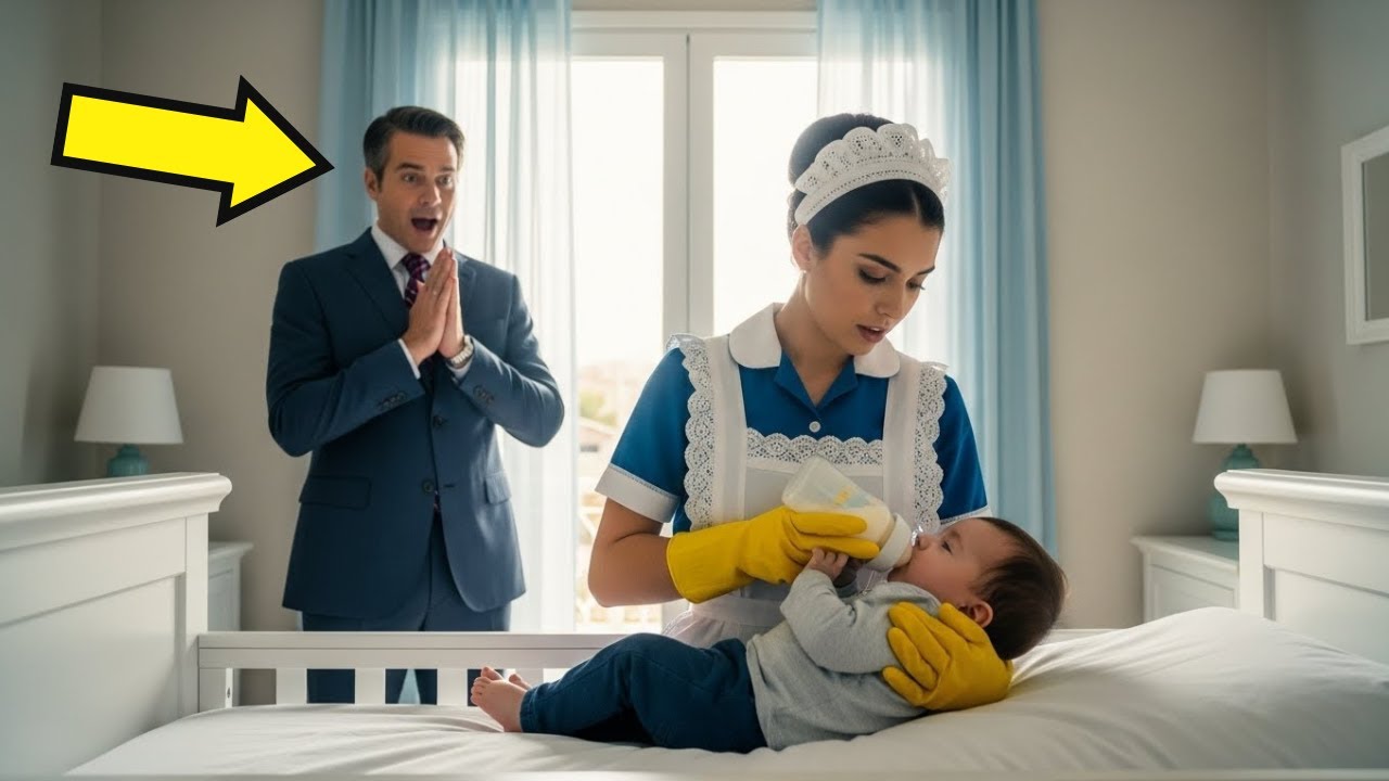 El bebé Millonario estaba muy débil, la leche de la limpiadora le devolvió la vida al instante