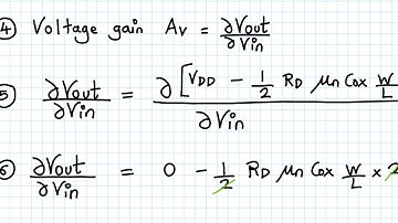 Analog VLSI Design Lecture 7 | Part 2 | Large signal analysis of CS amplifier with resistive load
