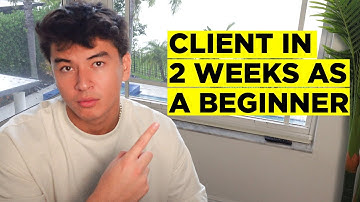 how I got my first SMMA client in 2 weeks (as a beginner)