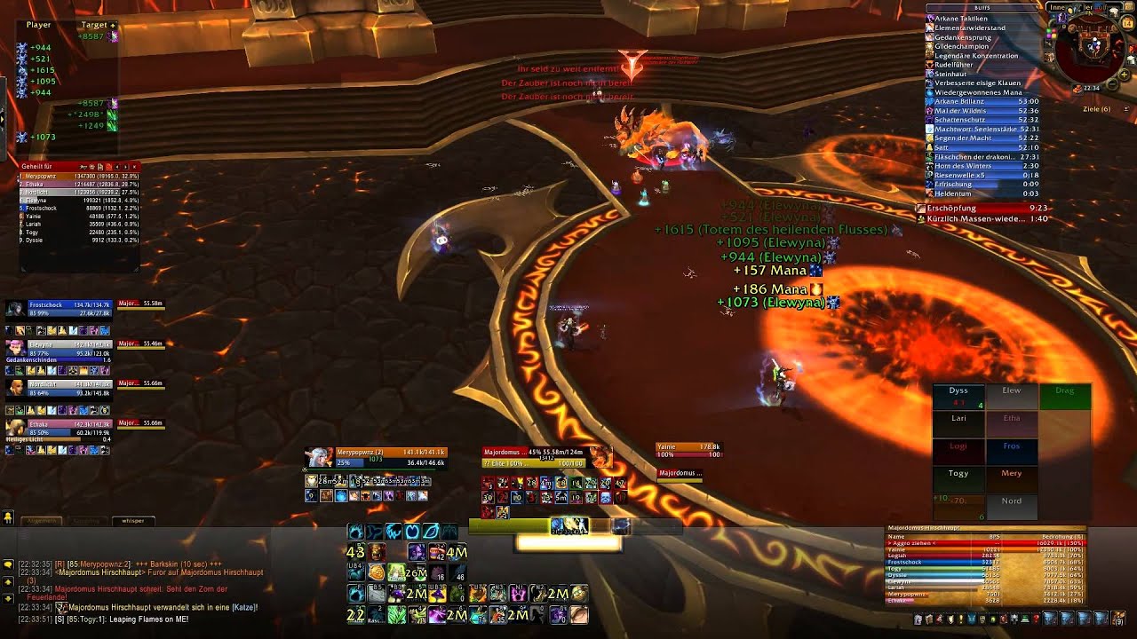 Per Noctem vs Majordomus 10 man Heroic Resto Druid PoV
