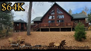 $64K Lakefront Cabin Share | Wisconsin Northwoods | 5-Week Ownership