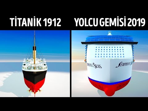 Titanik Modern Yolcu Gemilerine Karşı!