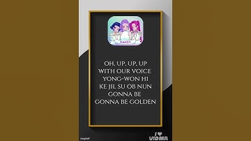 Thumbnail of golden song lyrics | kpop demon hunter |HUNTR/X #kpopdemonhunters #golden #lyrics #ytshorts #fyp