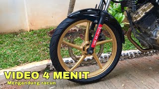 PARAH SEKALI..PASANG VELG RCB SP522 MALAH TAMBAH GANTENG/SATRIA FU