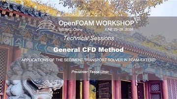 [OFW19] APPLICATIONS OF THE SEDIMENT TRANSPORT SOLVER IN FOAM EXTEND