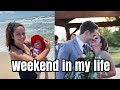 A beach day &amp; celebrating 1 year of marriage!!