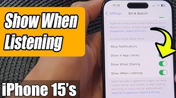 iPhone 15/15 Pro Max: How to Enable/Disable Suggestions From Apple to Show When Listening