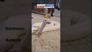 Ranking The Best Snake Moments🐍#usa