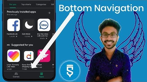 Create & using Bottom Navigation in Sketchware