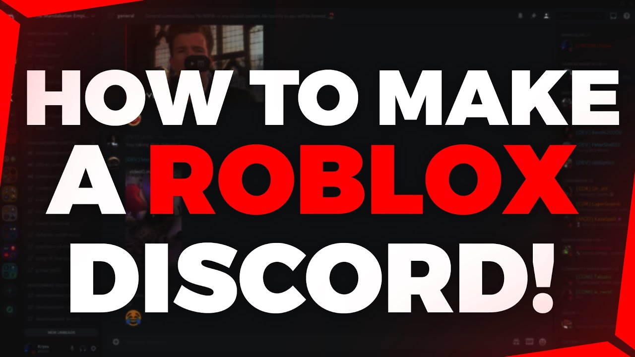 Create a roblox discord server by Colton350