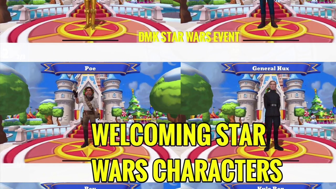 WELCOME STAR WARS CHARACTERS | Unlocked chars Cinematic Star Wars Event