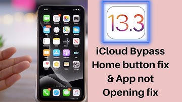 Bypass iCloud 13.3 With Fix Home Button and App Not Opening.
