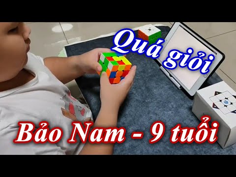 Video Bảo Nam - Cuber trẻ tuổi tài cao của Việt Nam | Rubik... - youtube