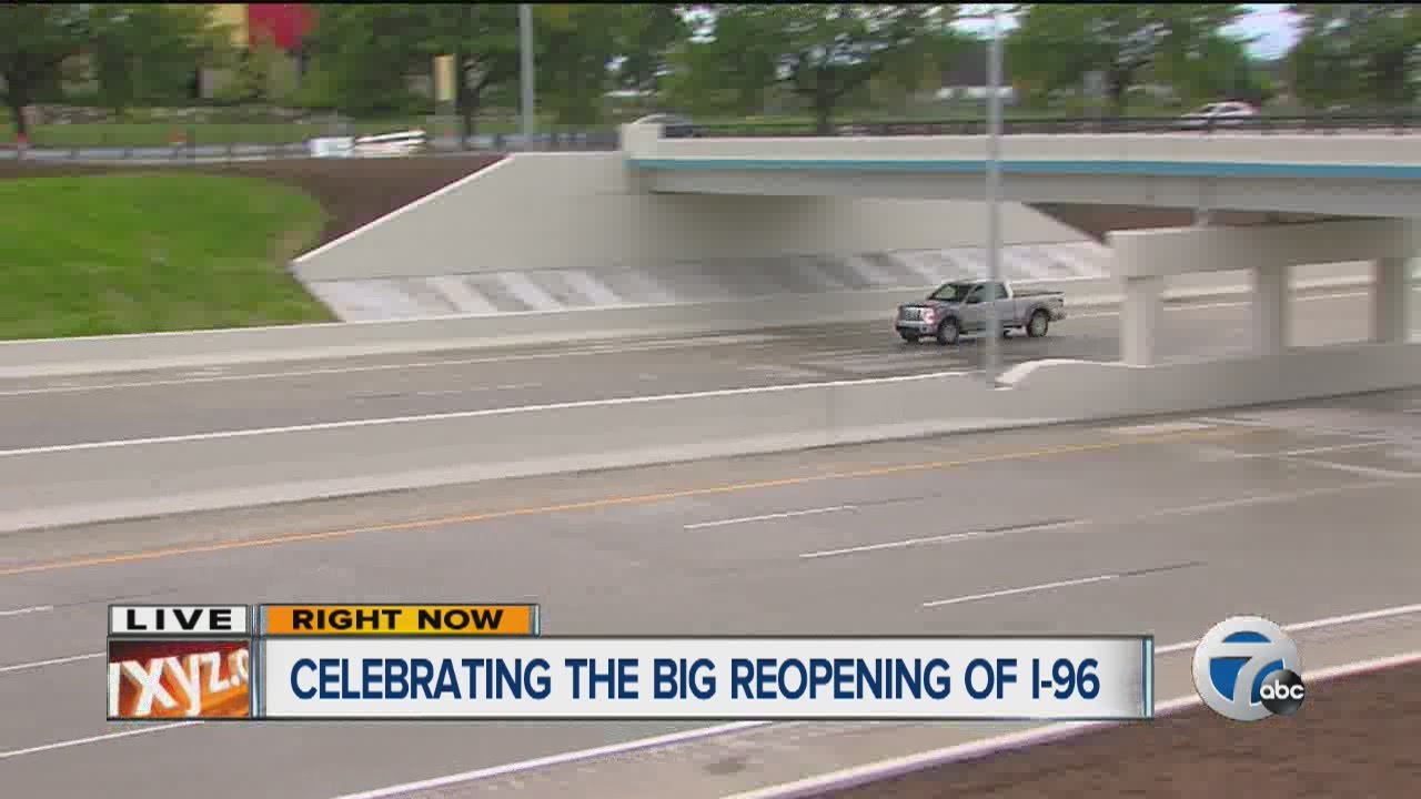 I-96 reopening tomorrow