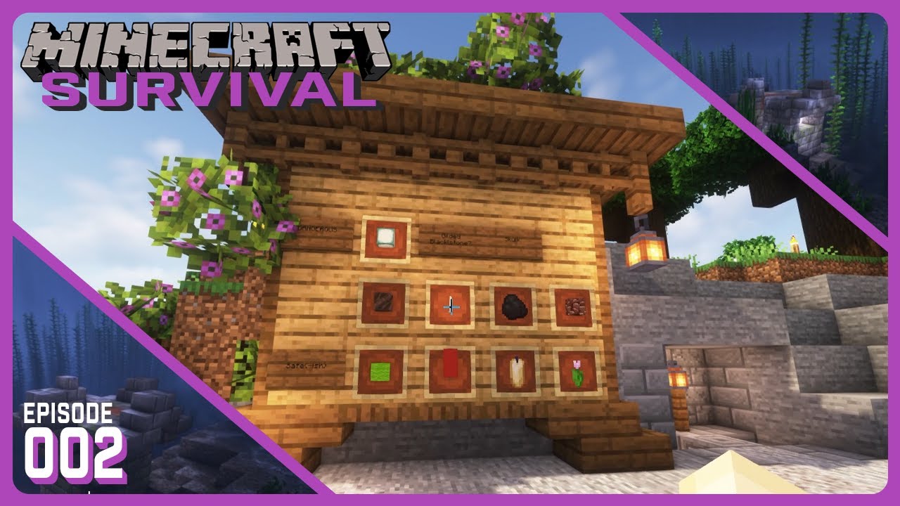 Planning ahead! - Minecraft Survival Let's Play 2 - YouTube