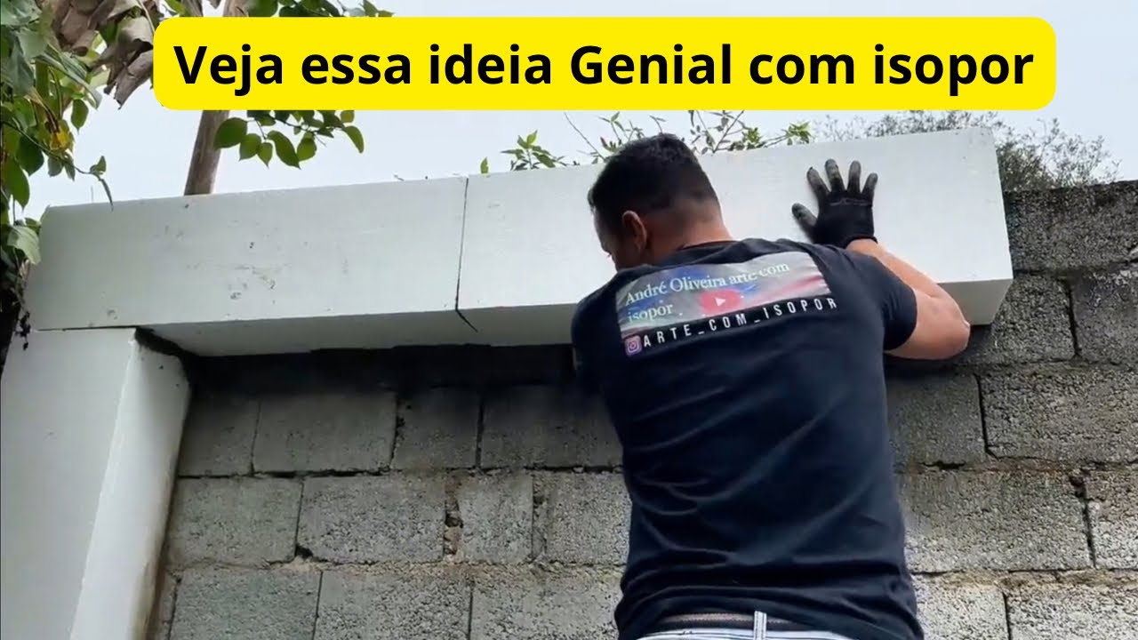 Veja essa ideia brilhante com isopor no muro — simples e econômico 