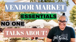 Vendor Market Essentials You Need But No One Talks About