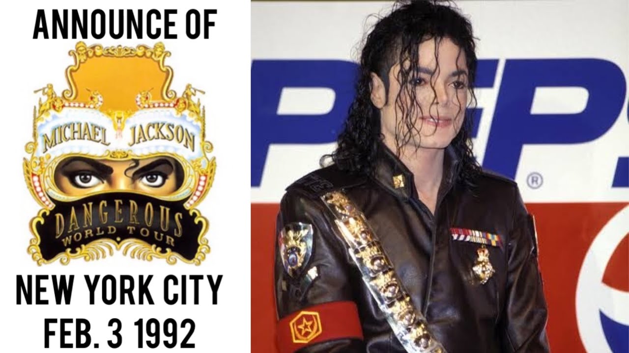 Michael Jackson - Dangerous Tour Announcement (February 3, 1992)