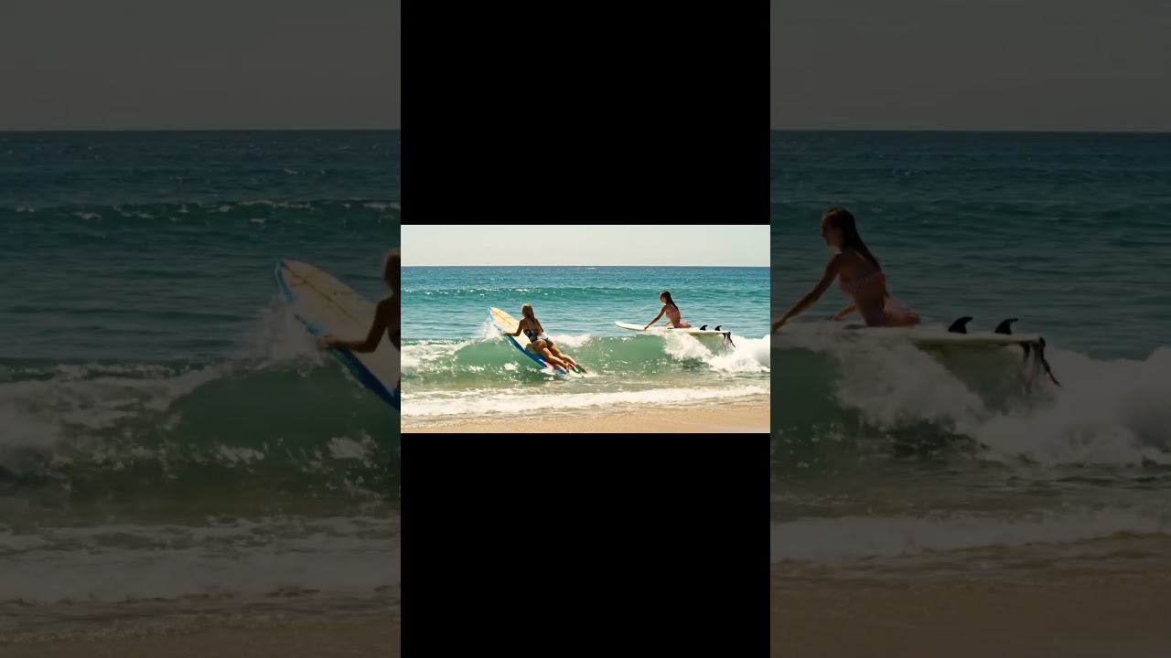 Steal My Heart 🌊 | Western Beauty Surfing in Stunning Beach Costumes 