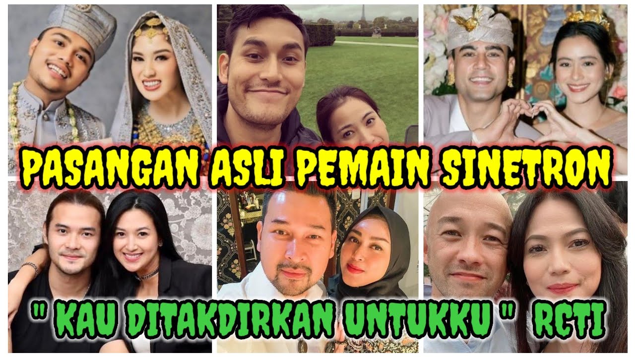 Pasangan Asli pemain sinetron Kau ditakdirkan untukku yang tayang di RCTI