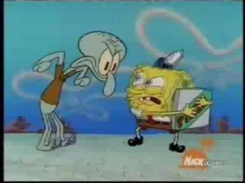 Sponge Bob In Pizza - YouTube