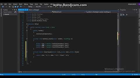 C# Form Application Metot Uygulaması - Ortalama Hesaplama