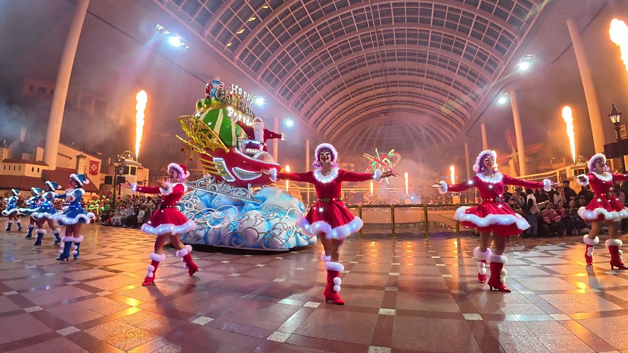 [4K] 2025.12.26 롯데월드 해피 크리스마스 야간 퍼레이드 - Happy Christmas Parade, Lotte World