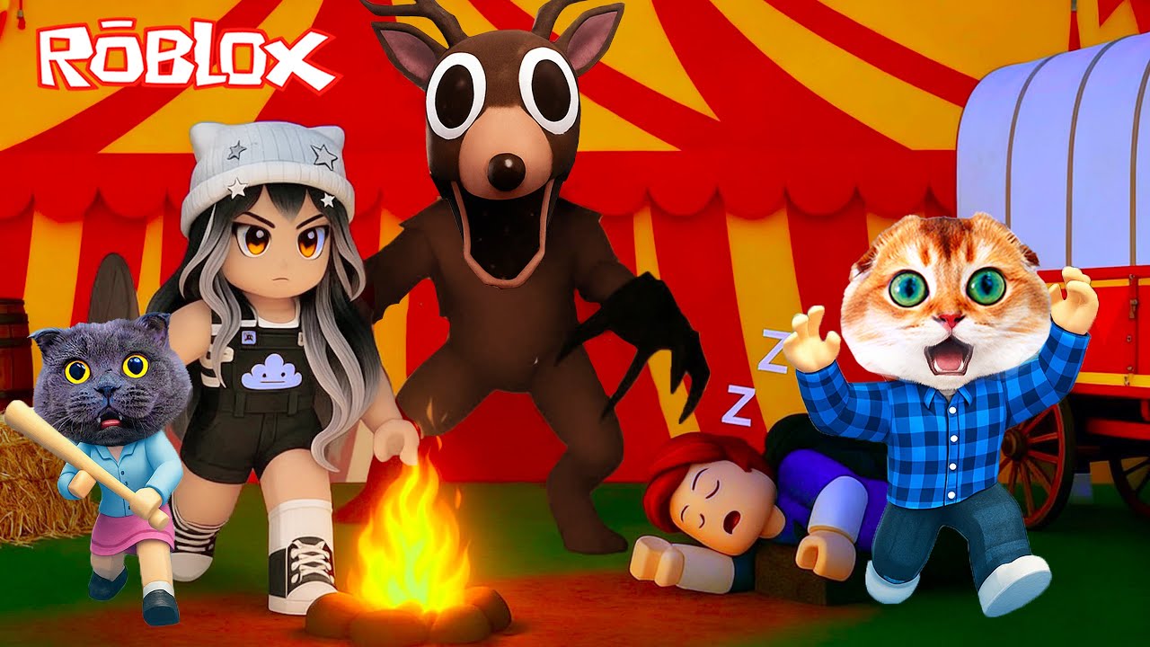 ЦИРК и ВОЛШЕБСТВО в 99 НОЧЕЙ в ЛЕСУ в РОБЛОКС с @Кот Персик | 99 Nights in the Forest в Roblox