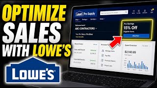 How to Optimize Sales Strategies with Lowe's - Easy Tutorial