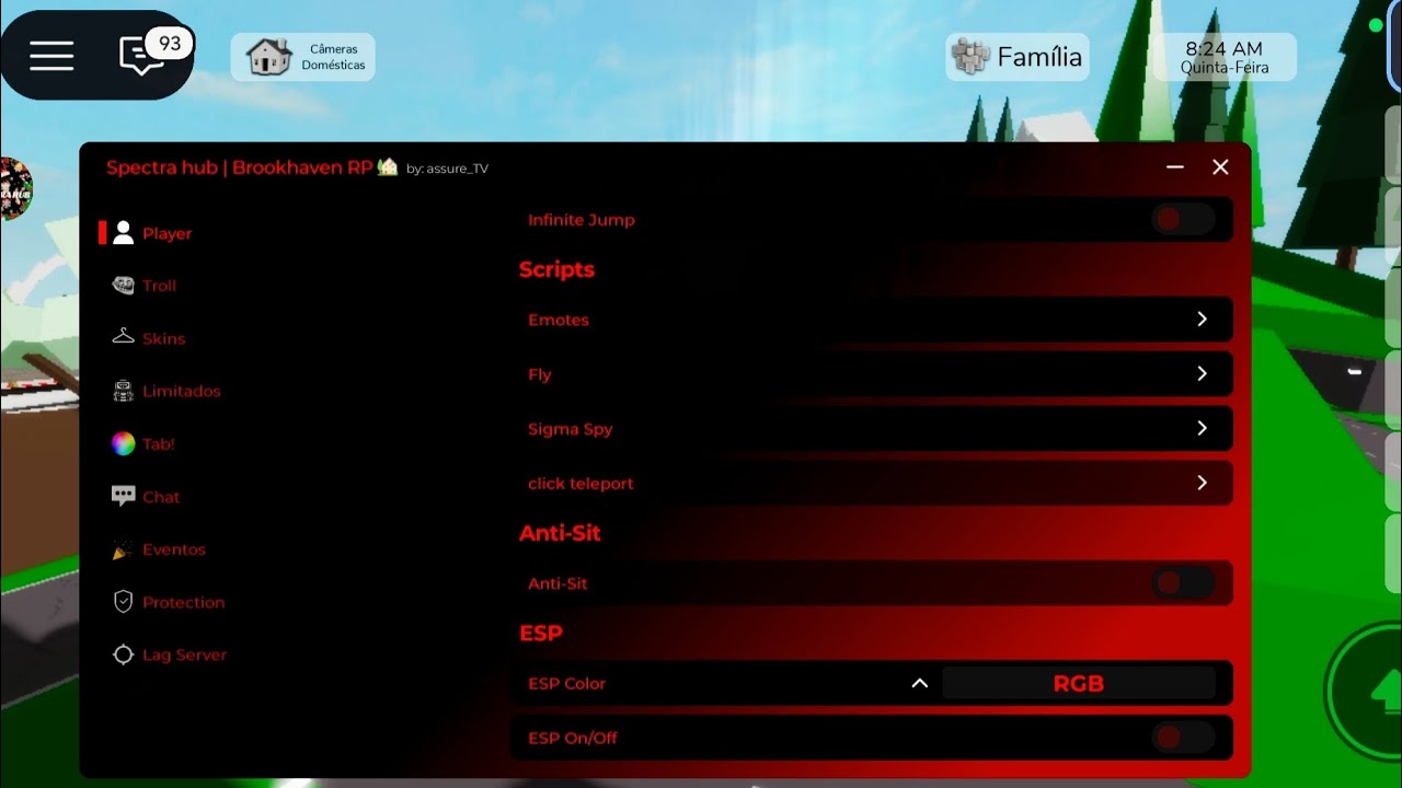 Script para Brookhaven (Spectra HUB V2) - YouTube