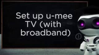 How to set up u-mee TV (for fibre broadband customers)