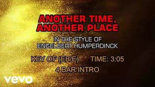 Engelbert Humperdinck - Another Time, Another Place Karaoke