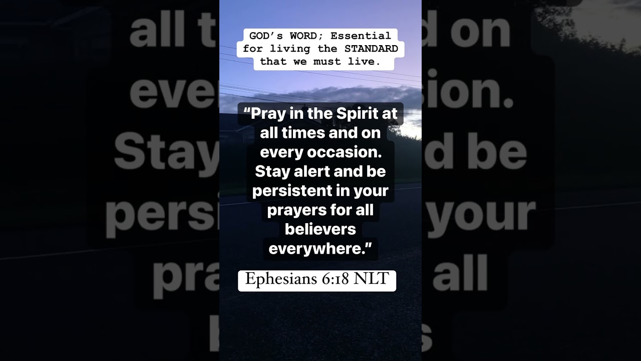 God&rsquo;s Word for you today! Pray in the Spirit at all times. #bible #godsays #godsword #verseoftheday