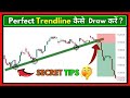 How to Draw Trendline Correctly | Trading Strategy | Stock Market Learning