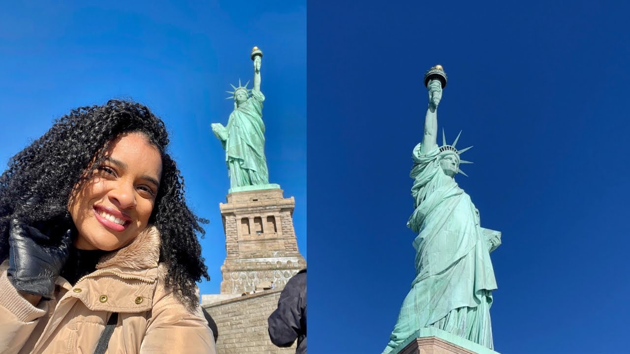 ✅🇺🇸DEL CARIBE AL FRÍO DE NEW YORK (Visitando la estatua de la libertad)🏝️❄️ #dominicanosporelmundo 