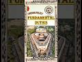 Fundamental Duties in Indian Constitution | Indian Polity | #shorts #trending #viral #upsc #ssc