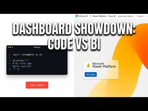 Streamlit vs Power BI - Stop Using the Wrong Dashboard Tool