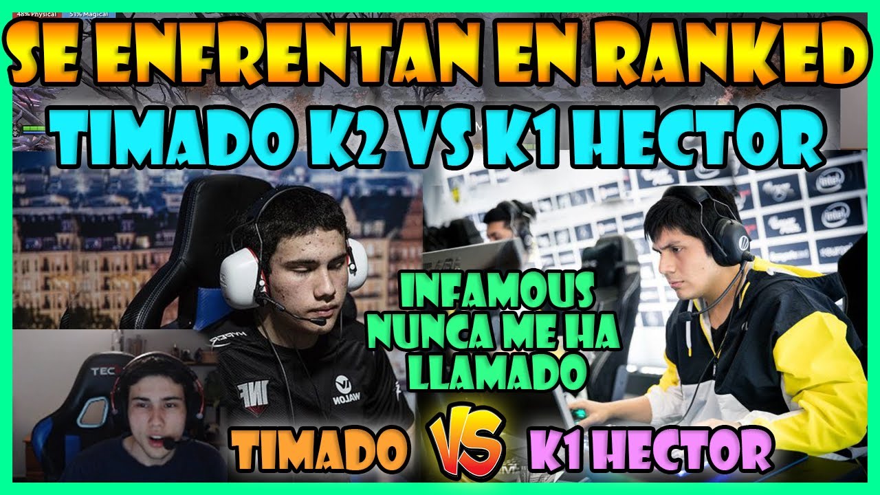 TIMADO, LUKILUKI VS K1 HECTOR, LIES SE ENFRENTAN EN RANKED - DOTA 2 PRO