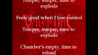 Bullet For My Valentine - Temper Temper (with correct lyrics on screen)